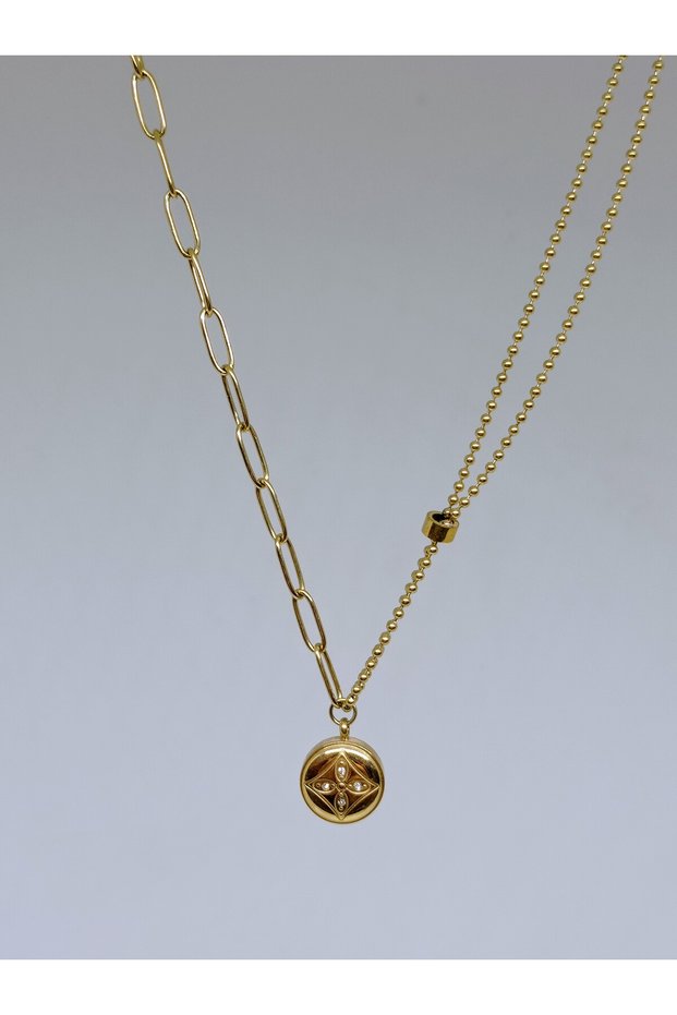 1. Grade Quality 316L Surgical Steel Women's Short Necklace, Chain Model No 24