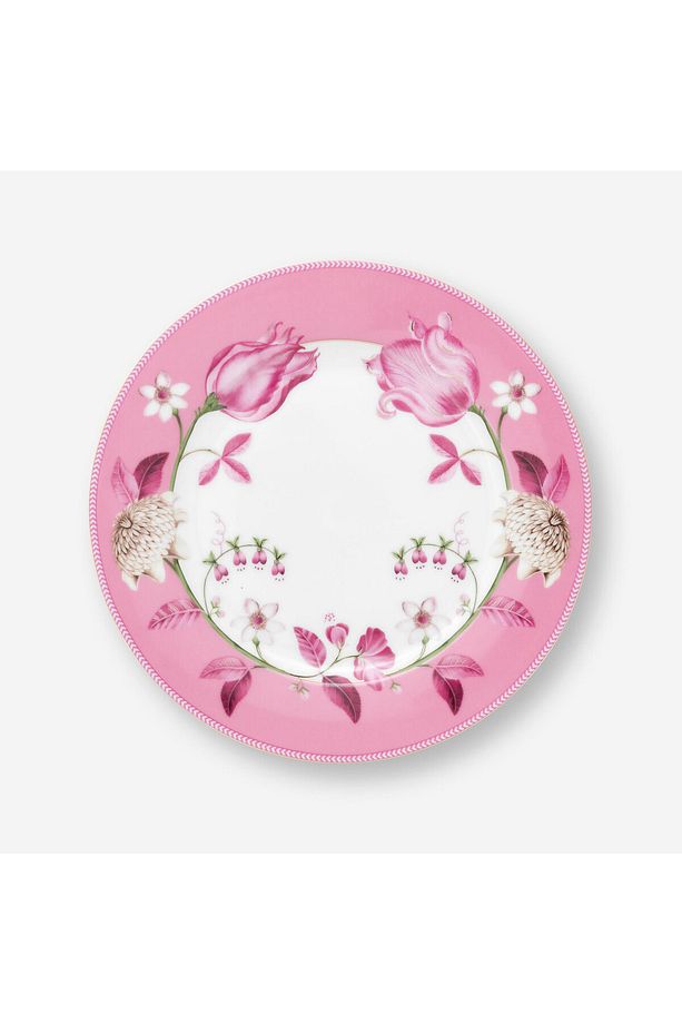 Jolie Pembe Porselen Kahvaltı Tabağı 23 Cm - 1