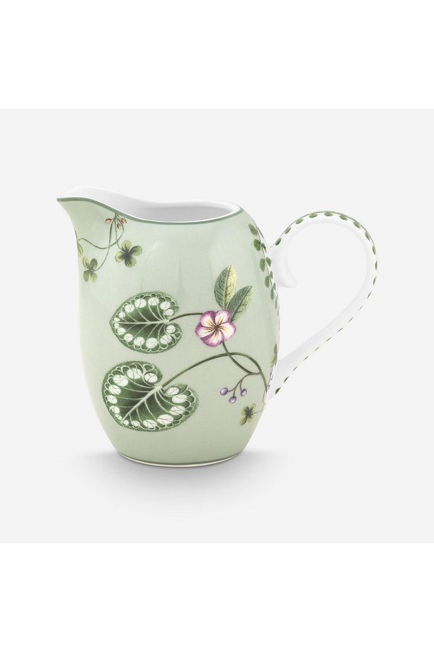 Lily & Lotus Yeşil Porselen Sütlük - 1