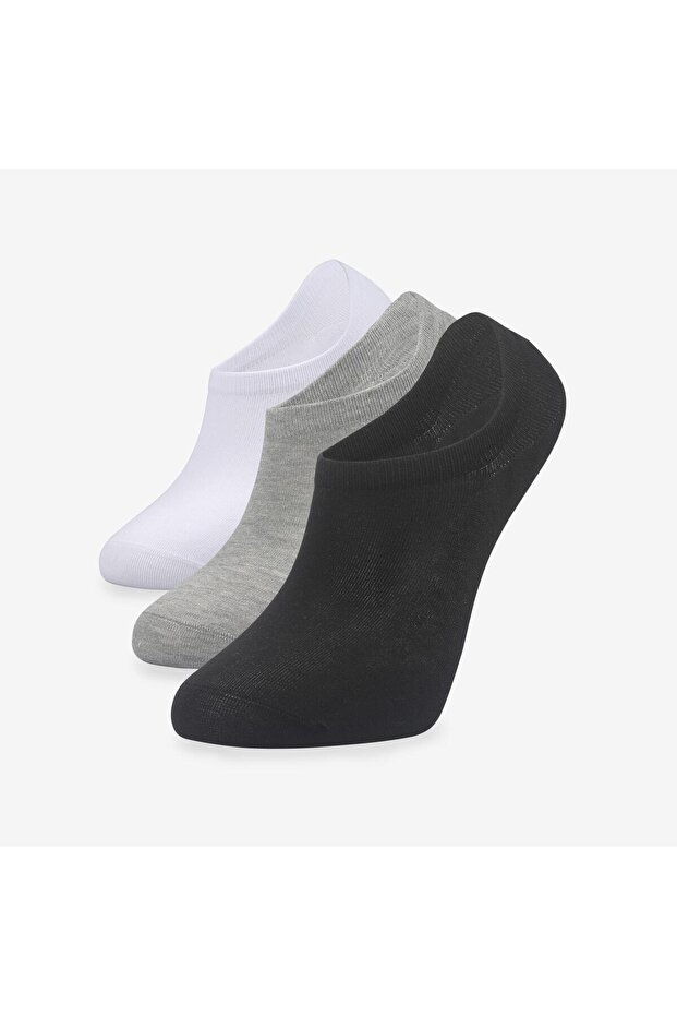3 Pack Premium Invisible Seamless Short Booties Socks