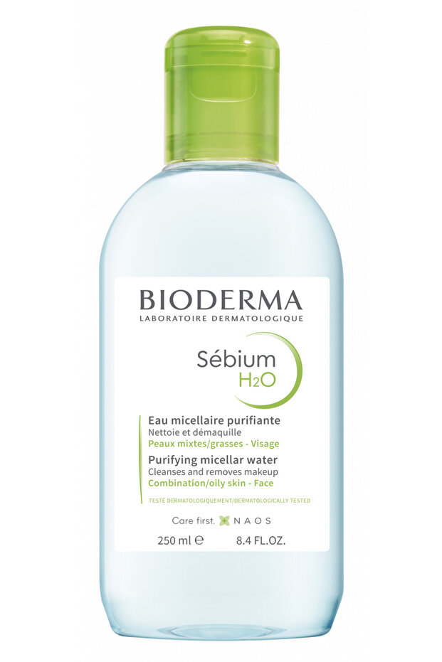 Sebium H2O Makeup Remover For Oily & Combination Skin - 250 ml