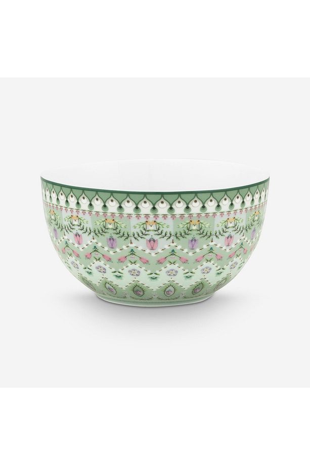 Lily & Lotus Yeşil Porselen Kase 12 Cm - 1