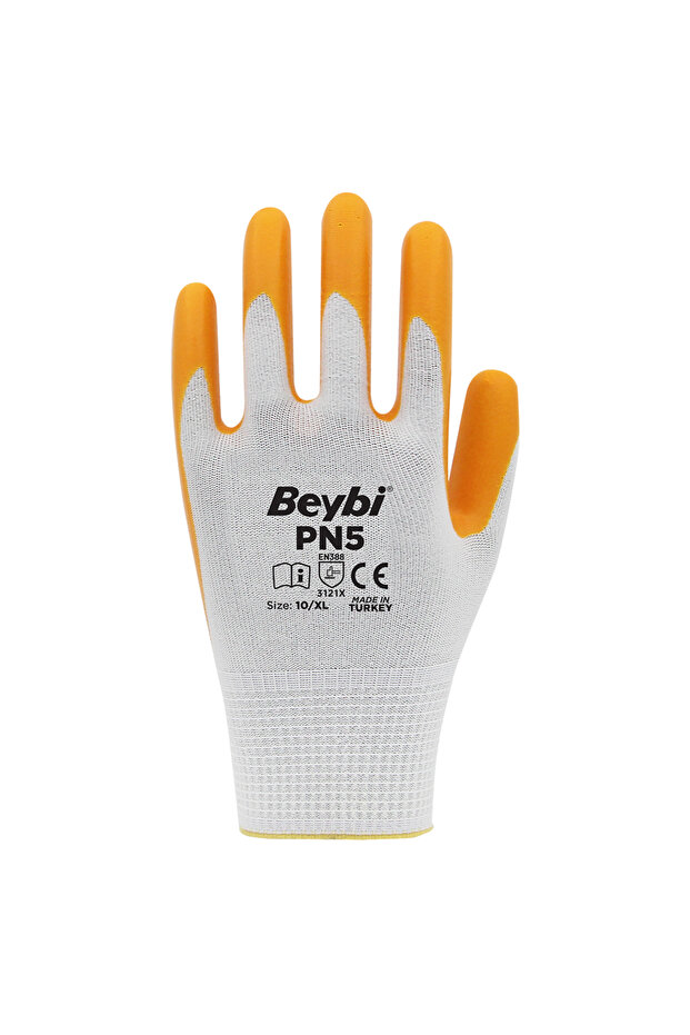 PN5 POLYESTER ÖRME NİTRİL ELDİVEN 288 çift ( 1koli ) - 2