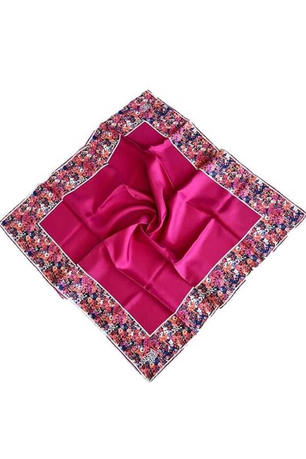 Fuşya Levidor İpek Eşarp 36 - 1