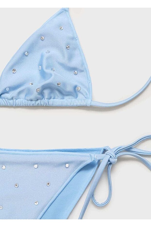 Strass taşlı bikini üstü - 6