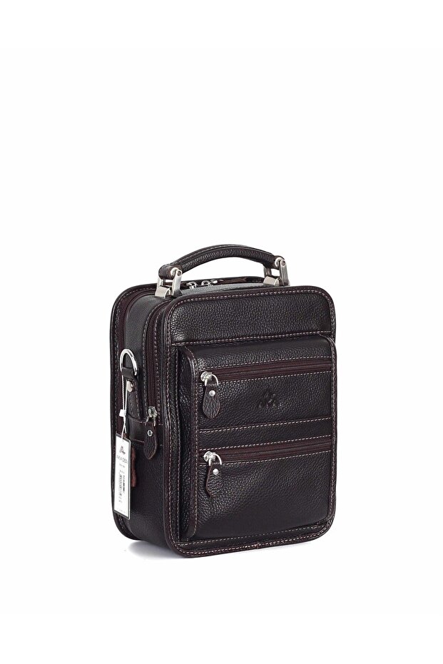 Brown Leather Portfolio Bag - 307 4 Model