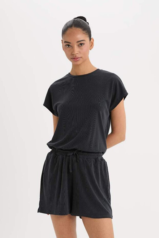 Siyah Kadın Tulum E2935AX/BK81 - 3