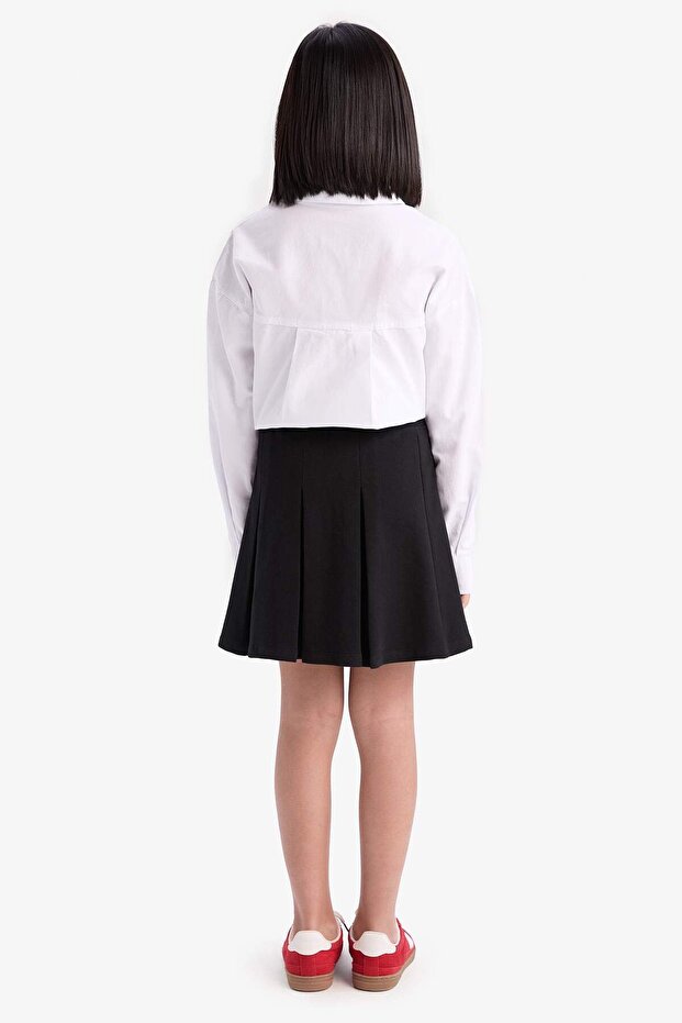 Kız Çocuk Basic Düz Pileli Etek E2661A825SM - 3