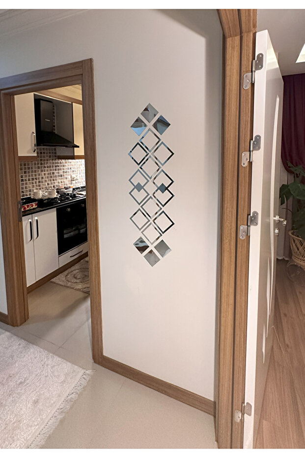 Ayna Duvar Dekoru 17 Parça AKF01 Model - 3