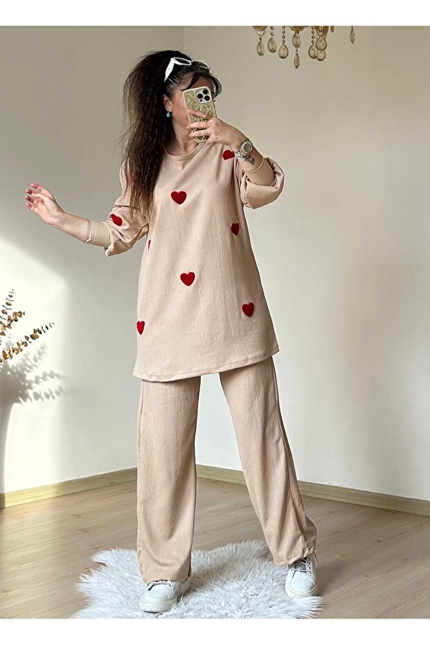 Kalpli Takım Bej - 2