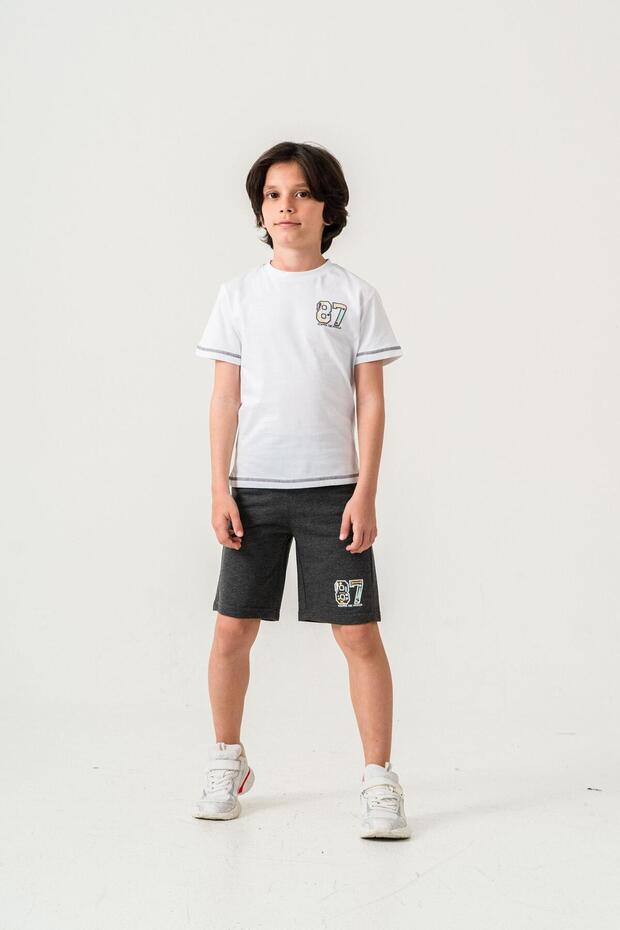 87 Reaper the World Printed Men Kids Shorts - t Shirt Kit