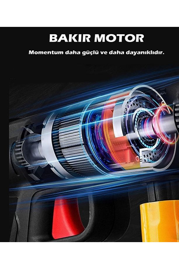 Şarjlı Ve Yüksek Basınçlı Oto Yıkama Araba Yıkama Makinesi Ve Sulama Tabancası Bahçe Yıkama - 8