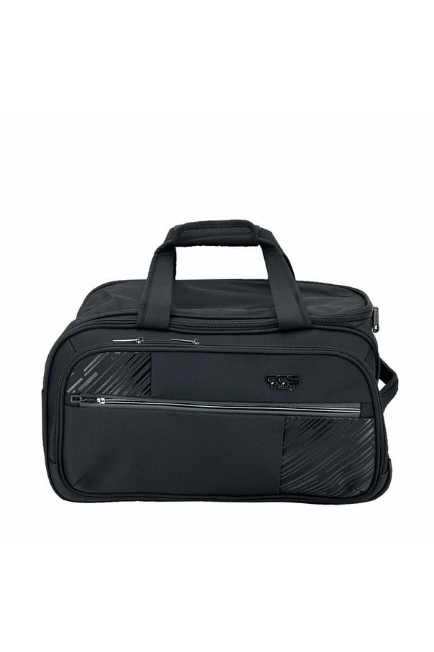 Ççs London Orta Boy 00676 Kumaş Valiz El Çantası Siyah - 1