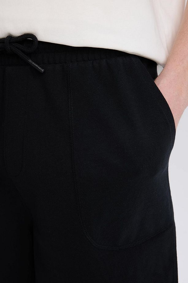 Slim Fit Dar Kesim Dar Paça Cepli Basic Düz Şort B8673ax24sm - 6