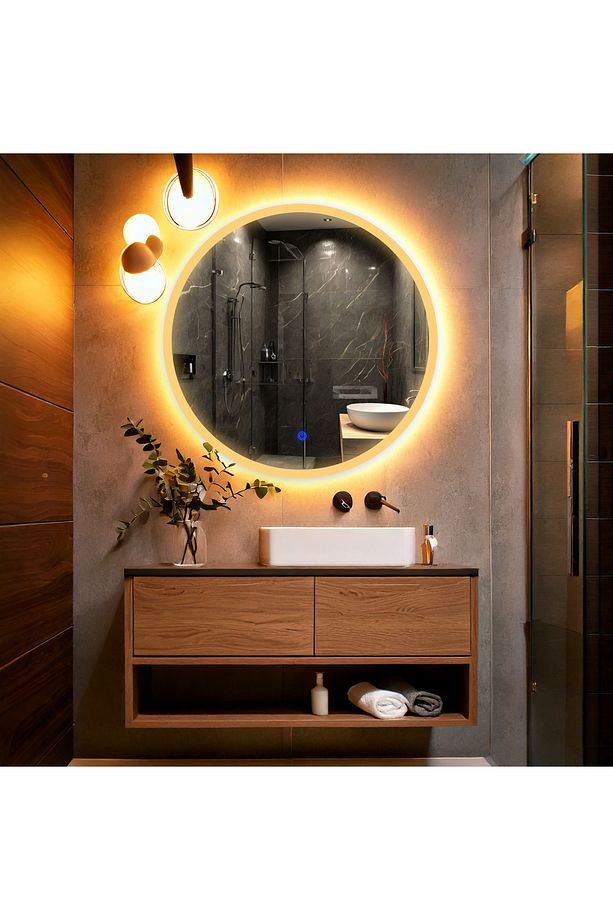 Orbit Led'li Kumlamalı Lavabo & Banyo Aynası (Dokunmatik Sensörlü) - 3