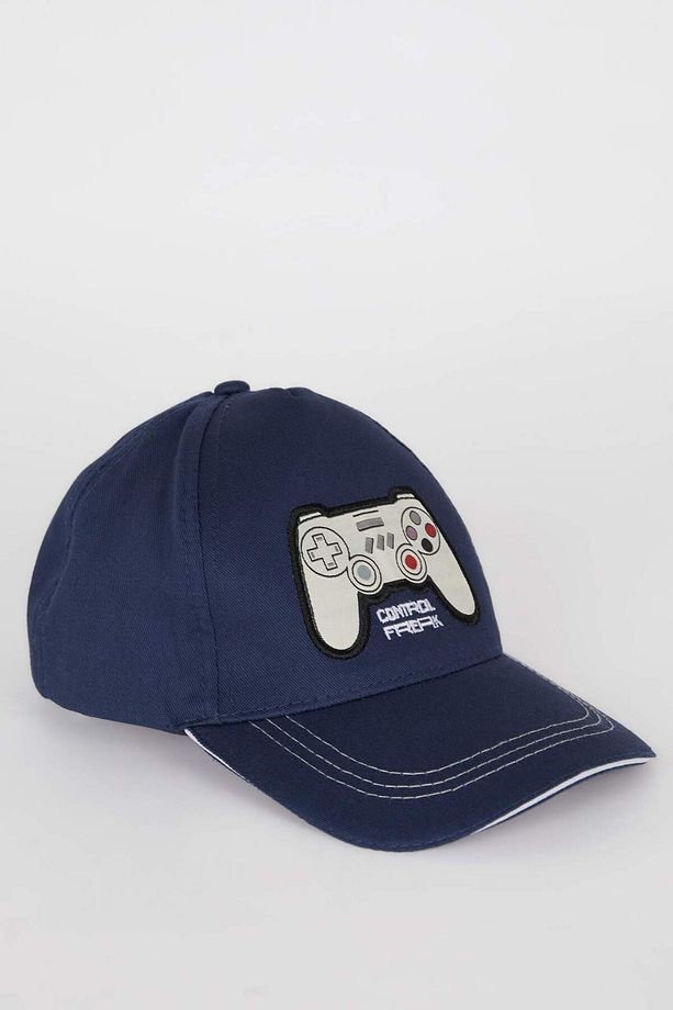 Erkek Çocuk Nakışlı Pamuklu Cap Şapka D8404A825SM - 2