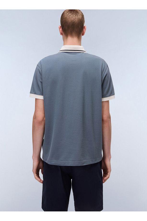 NP0A4ID4G1Y1-E-ZERI SS Gri Relaxed Erkek T-Shirt - 3