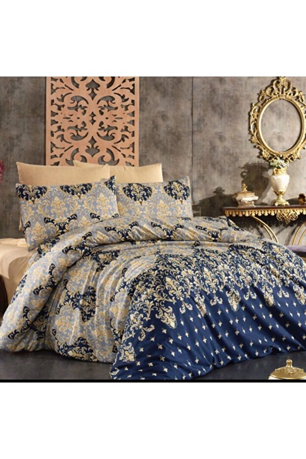 Luxury Durable Soft Natural Cotton Single Duvet Cover Set + Elastic Bed Sheet + Pillowcase