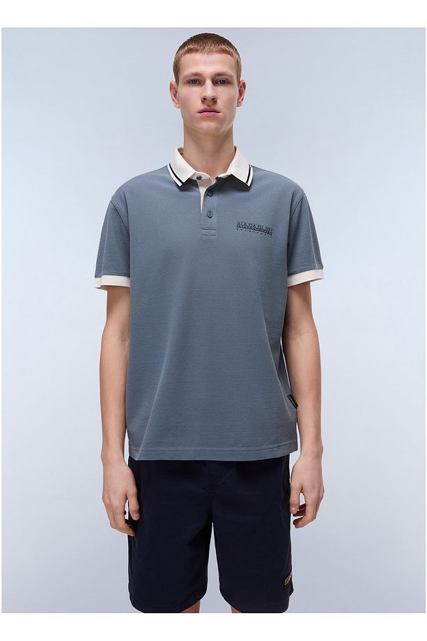 NP0A4ID4G1Y1-E-ZERI SS Gri Relaxed Erkek T-Shirt - 2