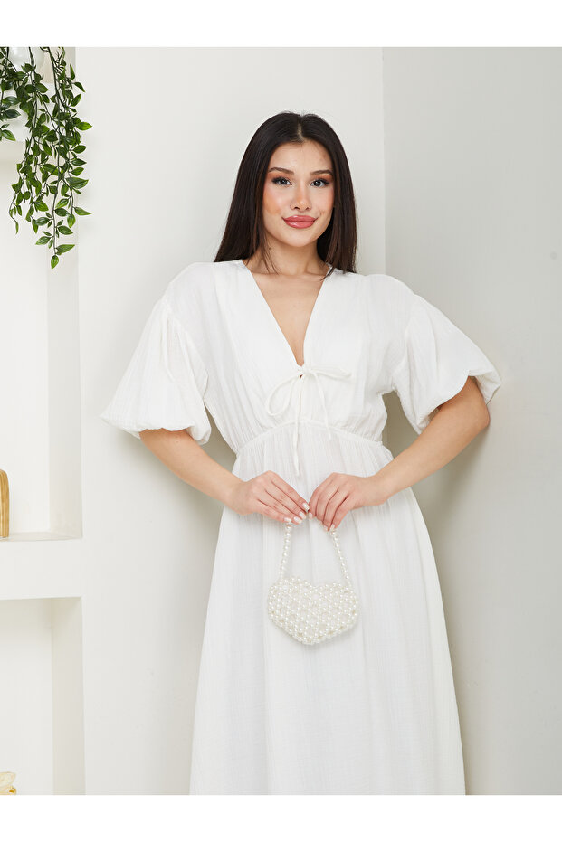 MUSLİN ELBİSE #3008 - 1