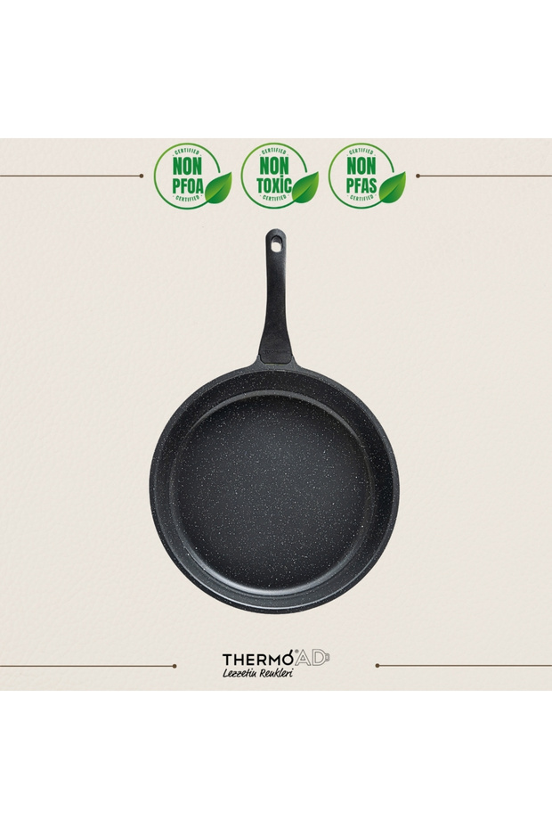 | Tava | 32 Cm | Granit Kaplama | Gri - 1