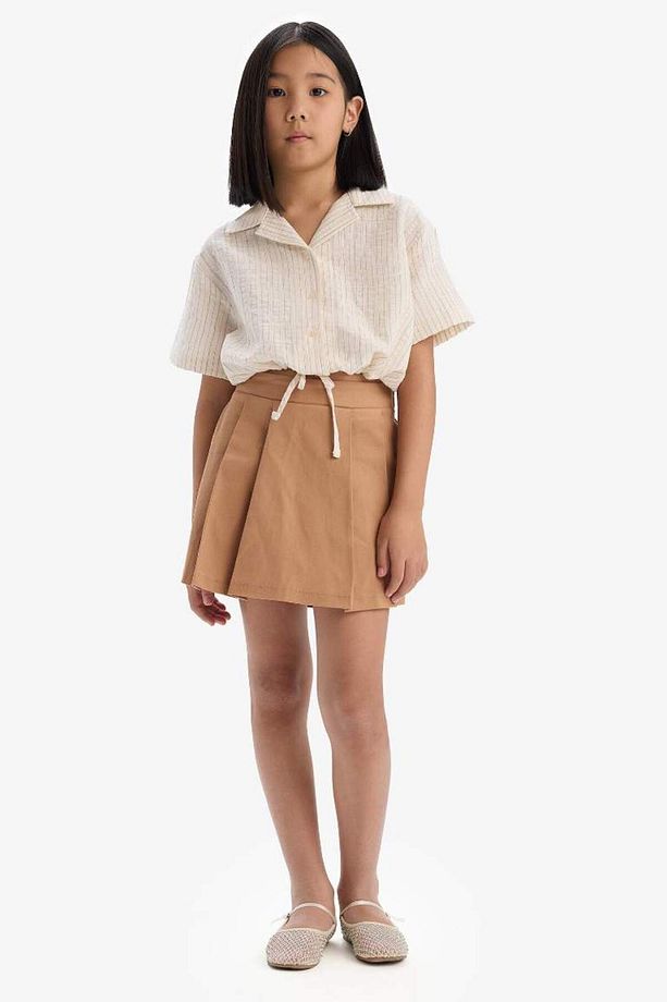 Kız Çocuk Gabardin Pileli Şort Etek E2648a825sm - 5