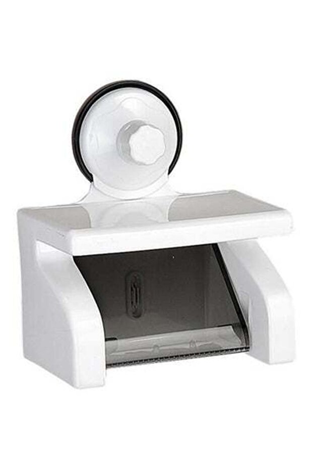Tissue Paper Holder With Magic Suction Cup White - 1