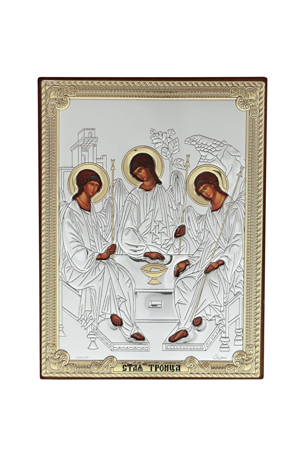 Holy Trinity Silver Icon - 2