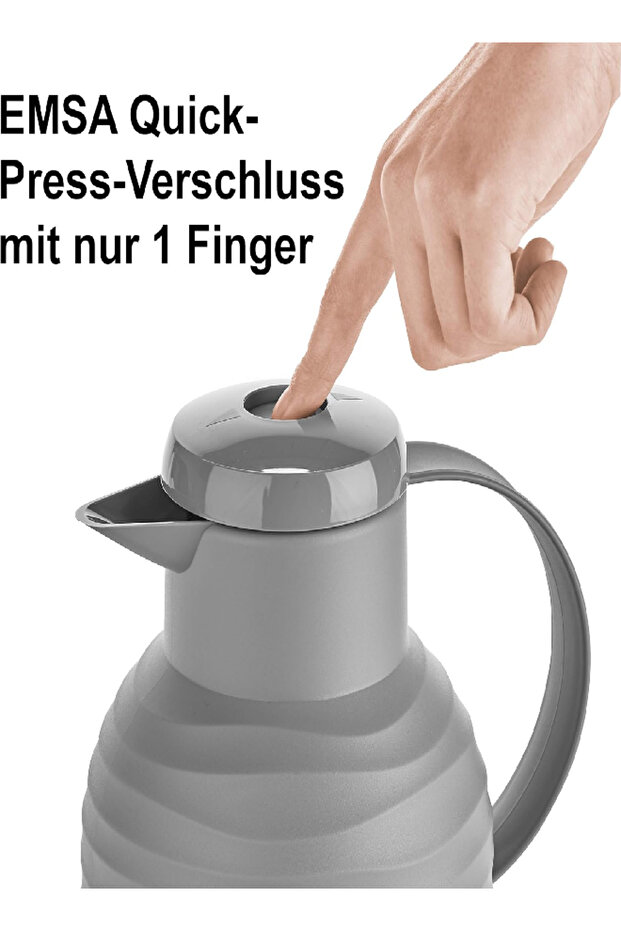 قارورة سامبا ويف المفرغة من الهواء، سعة 1 لتر، بلاستيكية - 3