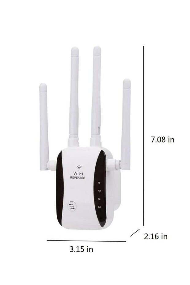 Wifi Range Extender, Wide Coverage, Can Connect Multiple Devices, With Ethernet Port, White - 4
