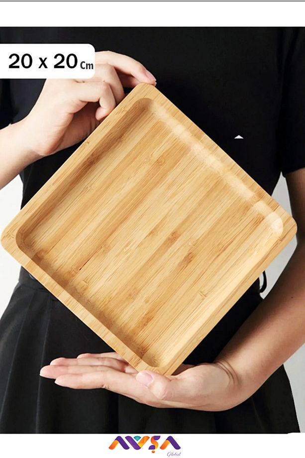 Bambu Kare Servis Tabağı ( 20 X 20 cm ) - 3