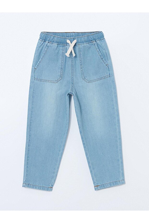 Elastic Waist Baby Boy Jean Pants