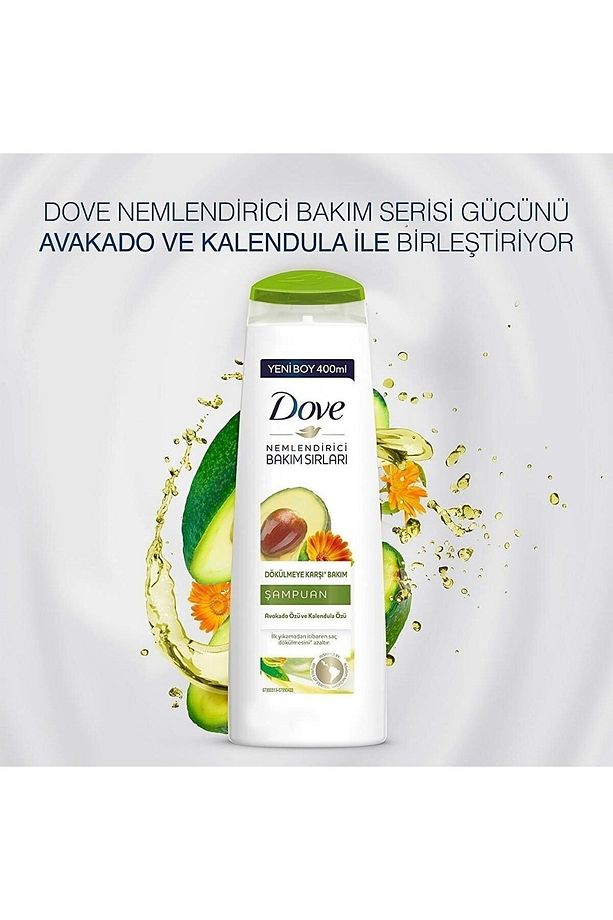 Dökülmeye Karşı Saç Bakım Şampuanı Avokado Özü Ve Kalendula Özü 400 Ml 3 Adet - 4
