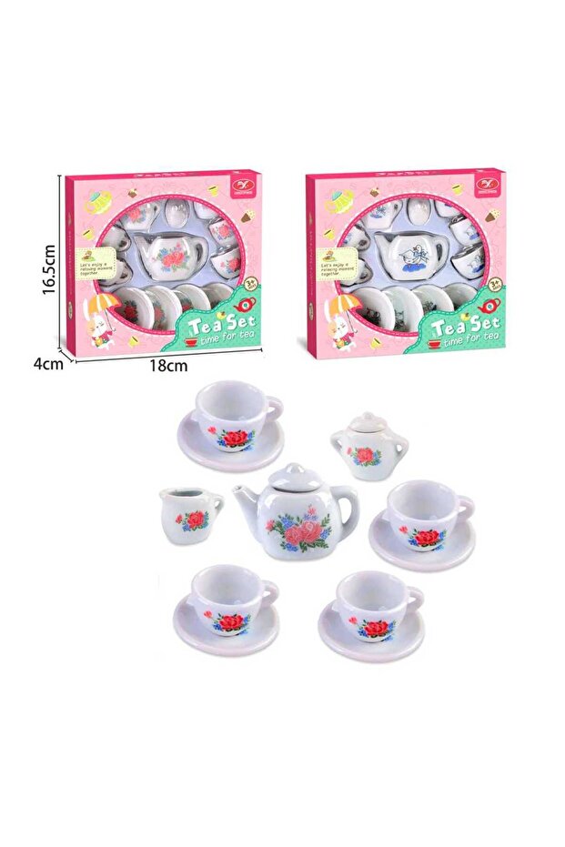 SERAMİK ÇAY SETİ 868-D1 13 PARÇA 3+ - 1