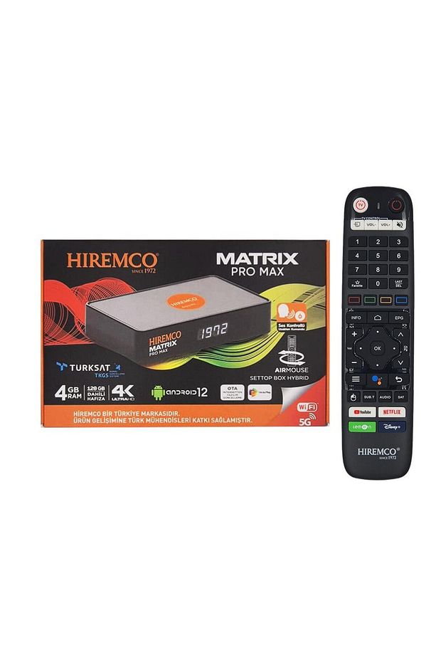 Matrix Pro Max 4k 128gb Android 12 Uydu Alıcısı - 4