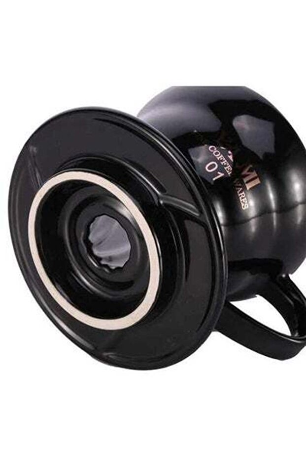 قطارة V60 سوداء مقاس 15 سم - 2