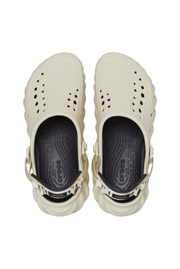 echo clog - bone/black - 5