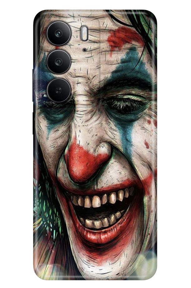 C75 Kılıf Retro Art Desenli Esnek Silikon Joker Draw - 1