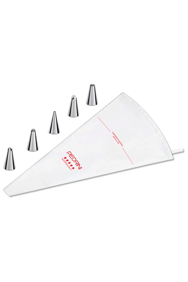 FABRIC PROFESSIONAL MAXI ICING SET WITH 5 STAINLESS STEEL NOZZLES
