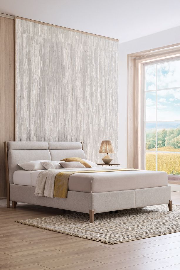 Ergonomic Air Baza,Başlık 2'li Set - Krem - 1