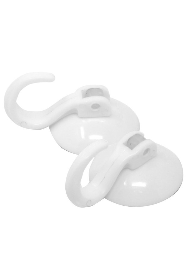 SUCTION CUP HOOK, SET OF 2 PCS WHITE COLOR