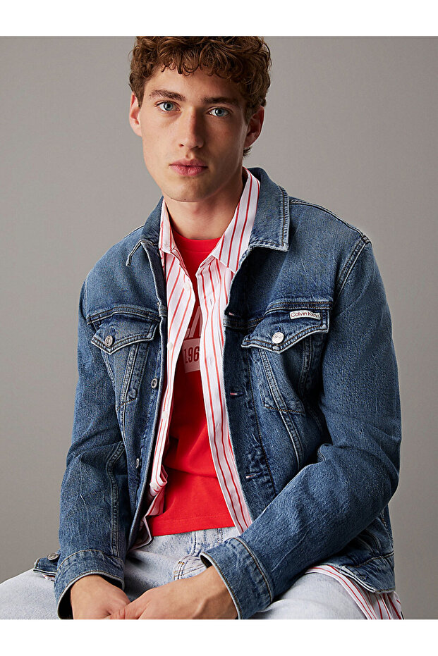 SLIM DENIM JACKET - 3