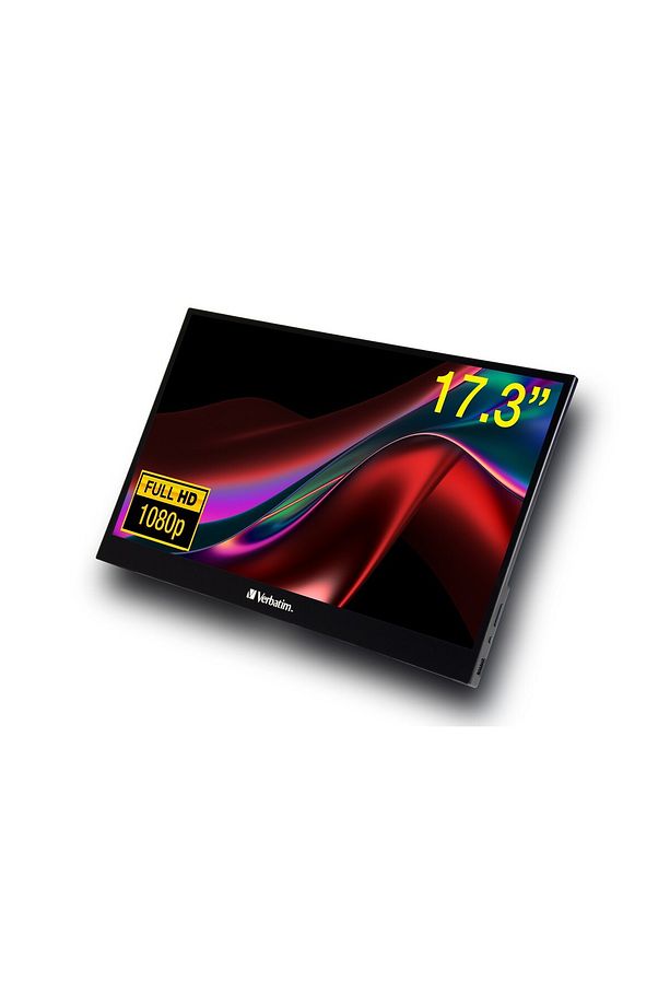 Verbatim 17.3" Full HD 1080p Freesync 6ms Taşınabilir Dokunmatik Monitör (PMT-17) - 1