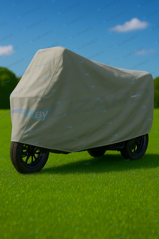 Yuki Pony Twin Plus 3 (Three) Wheel Electric Motorcycle Tarpaulin - Engine Cover
