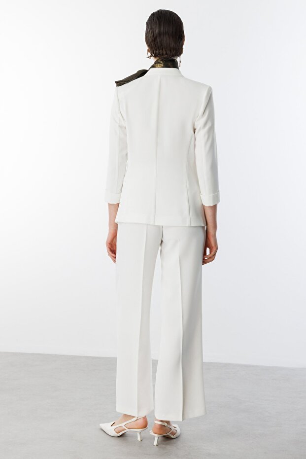 Tek Düğme Duble Kol Ceket - 6