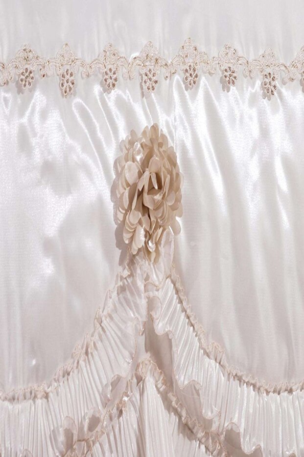 غطاء سرير من الساتان من AMON مكون من 3 قطع - 3