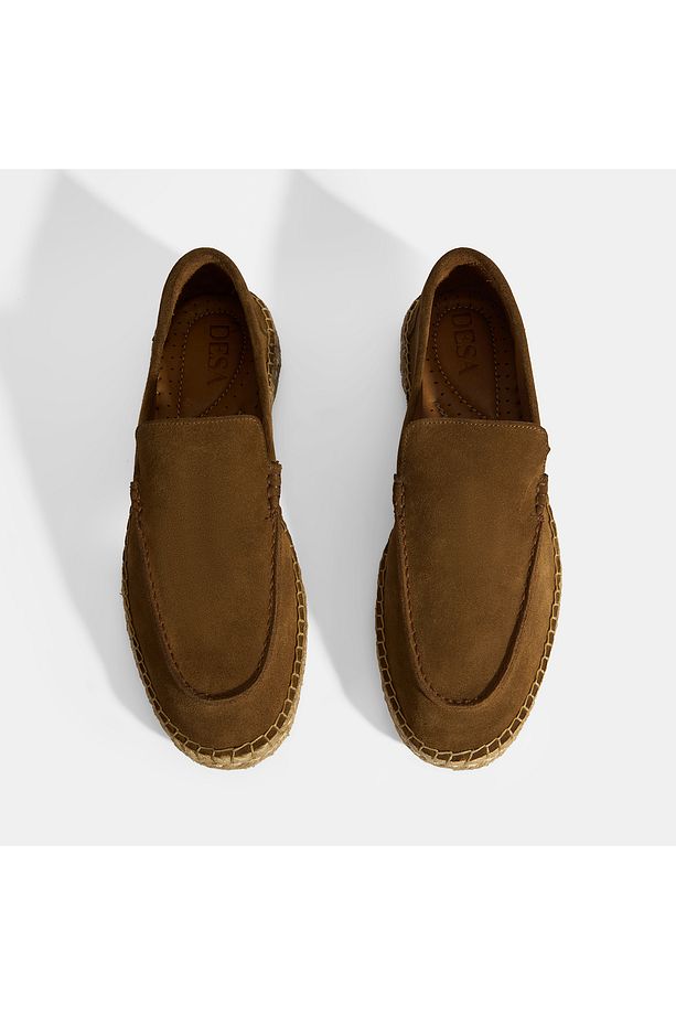 Erkek Taba Slip-On Süet Espadril - 7
