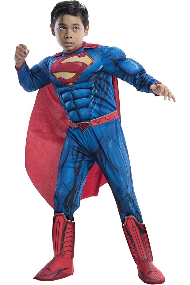 Deluxe Superman Costume Medium 5-6 Years