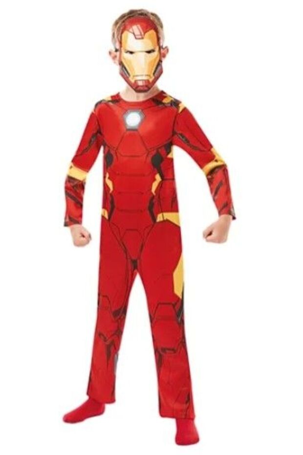 Official Marvel Avengers Iron Man Classic Costume Medium 5-6 Years