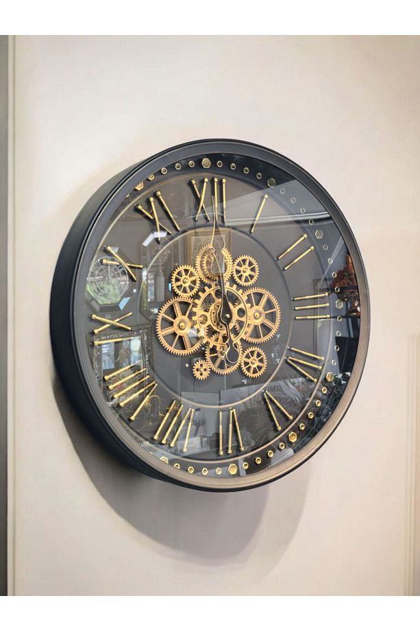 ÇARKLI DUVAR SAATİ 60*60CM - 2